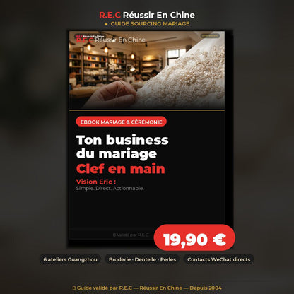 Ton business de robes & costumes de mariage clef en main